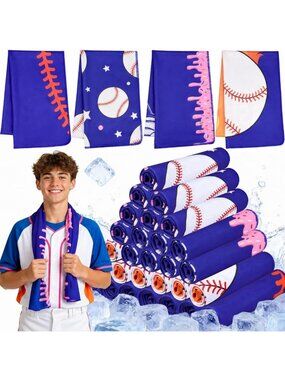 32 Packs Cooling Towels for Sports - Breathable Microfiber Neck & Face Rags, Gym